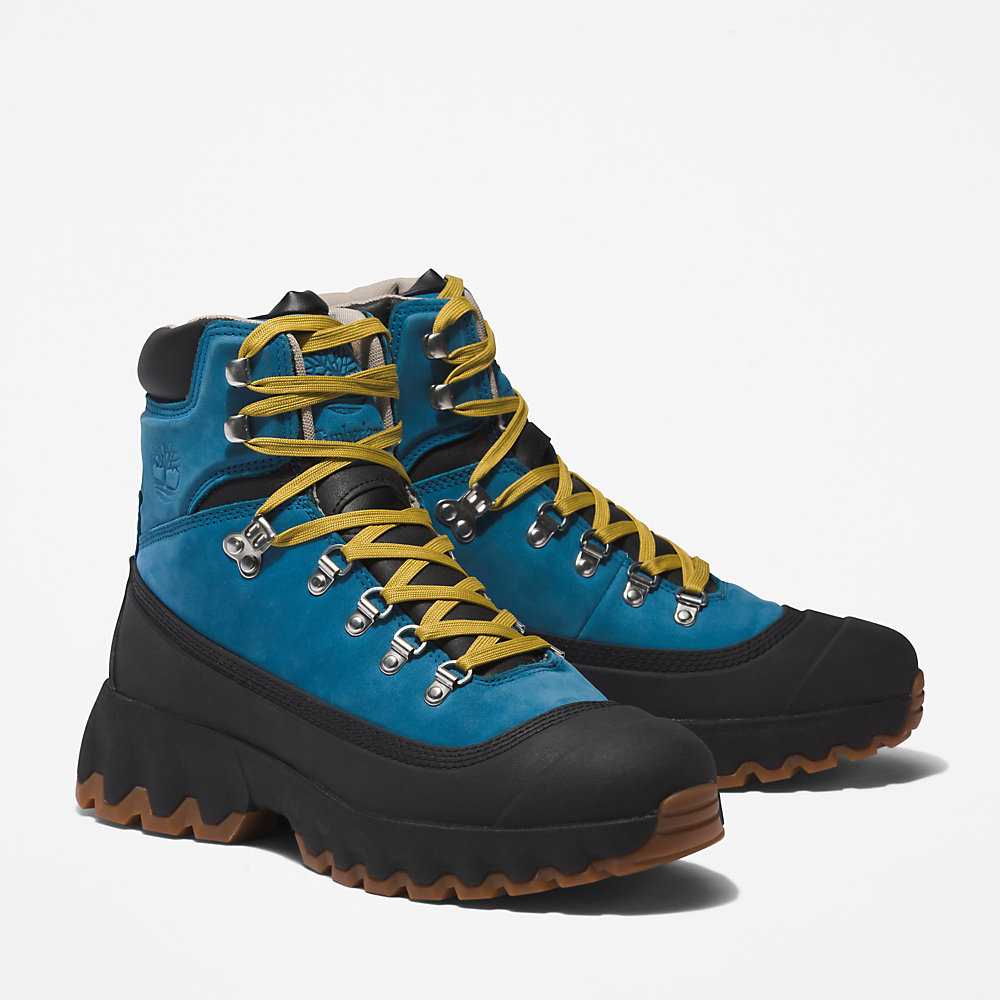 Men's Timberland TBL® Edge Hiking Boots Blue | UAE-1267543