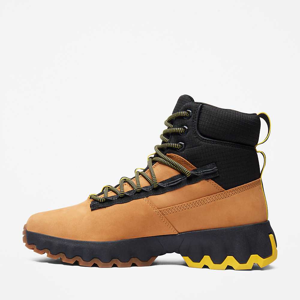 Men's Timberland TBL® Edge Waterproof Boots Yellow | UAE-4710389