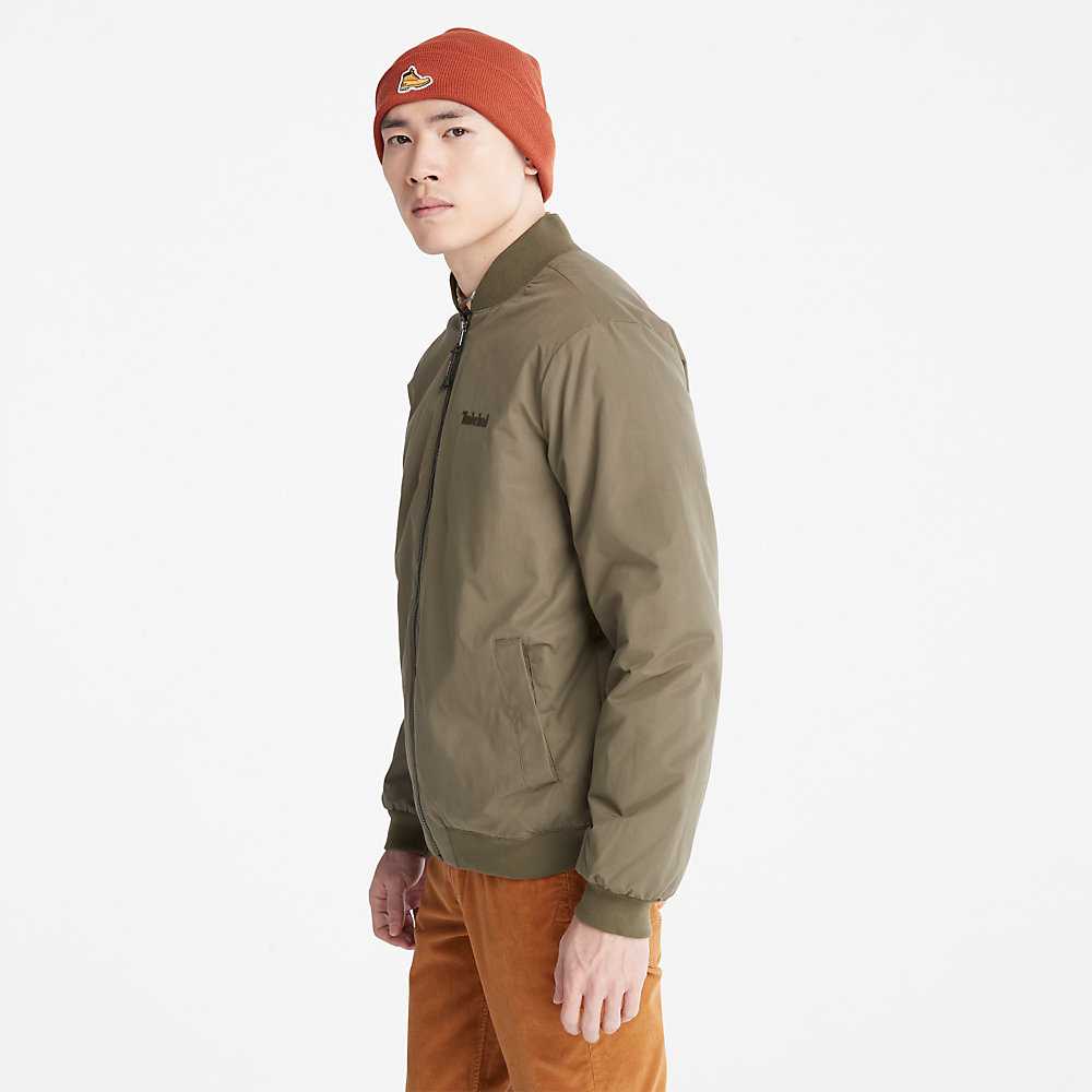 Men's Timberland Thermarange™ Bomber Jacket Green | UAE-6514780