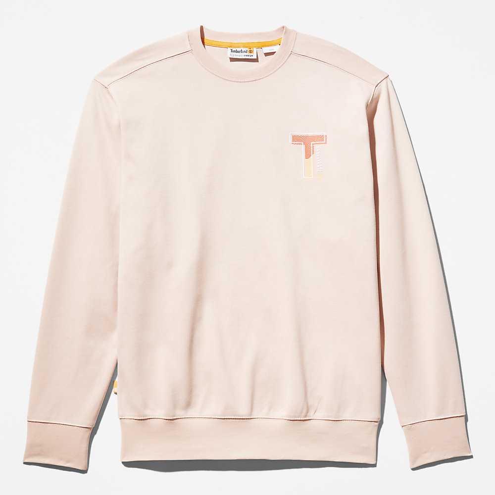 Men's Timberland TimberFresh™ Sweatshirt Pink | UAE-3801675