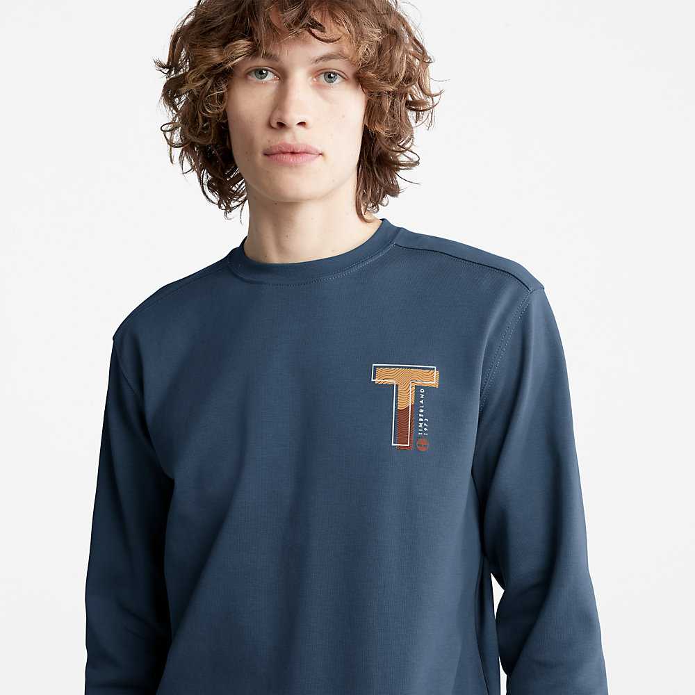 Men's Timberland TimberFresh™ Sweatshirt Blue | UAE-9064837