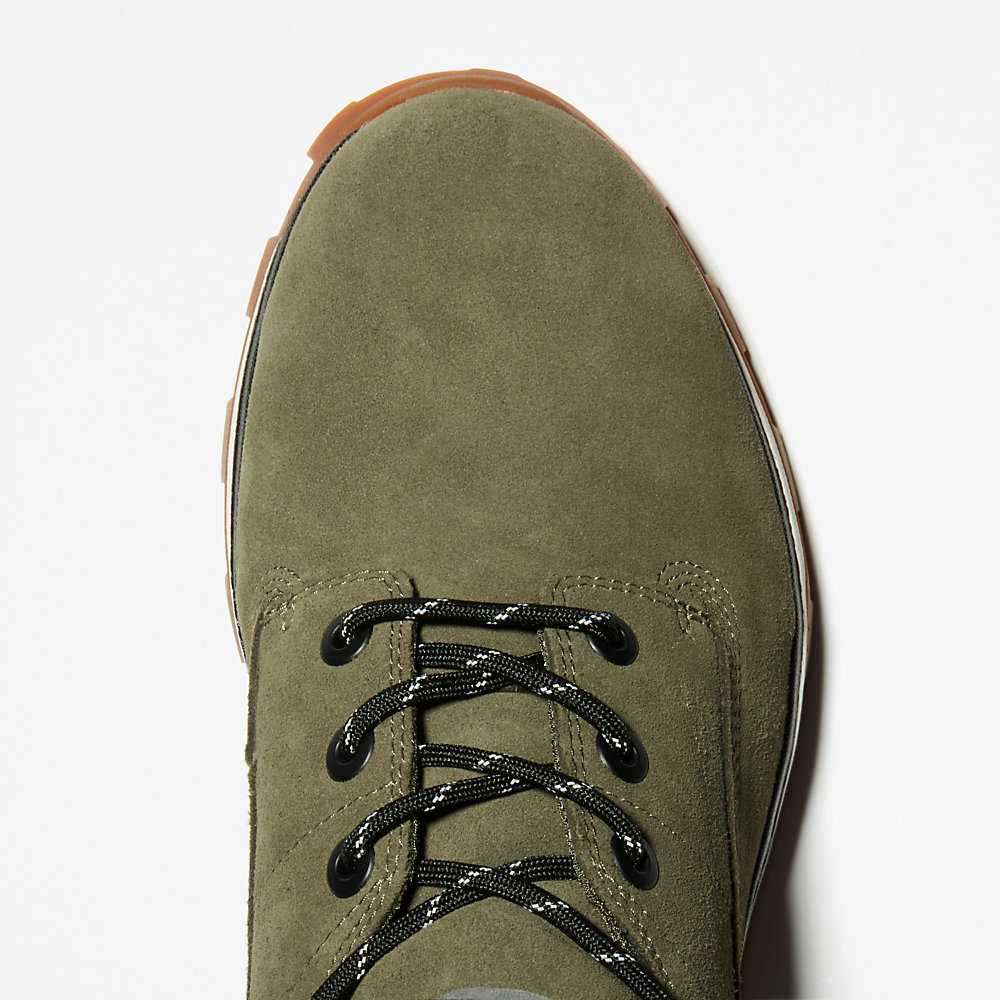 Men's Timberland Treeline Chukka Boots Dark Green | UAE-5871920