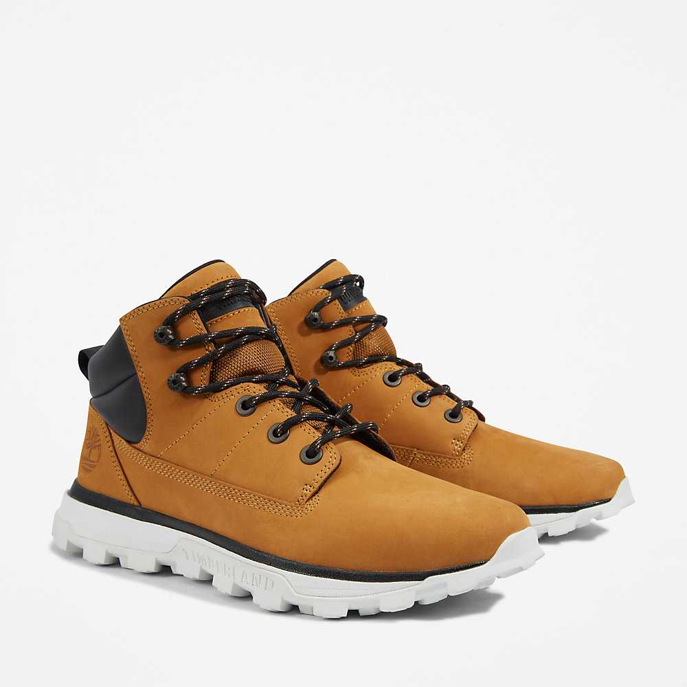 Men's Timberland Treeline Chukka Boots Yellow | UAE-8215609