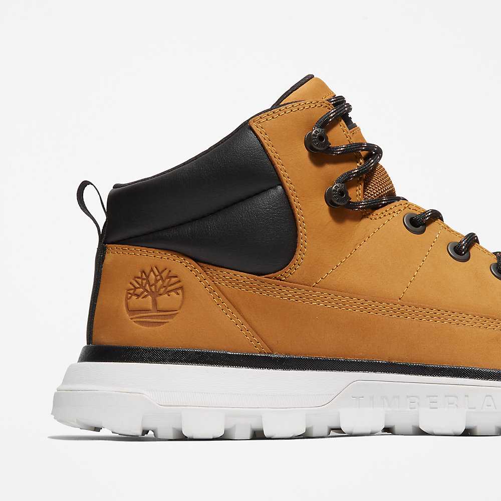 Men's Timberland Treeline Chukka Boots Yellow | UAE-8215609