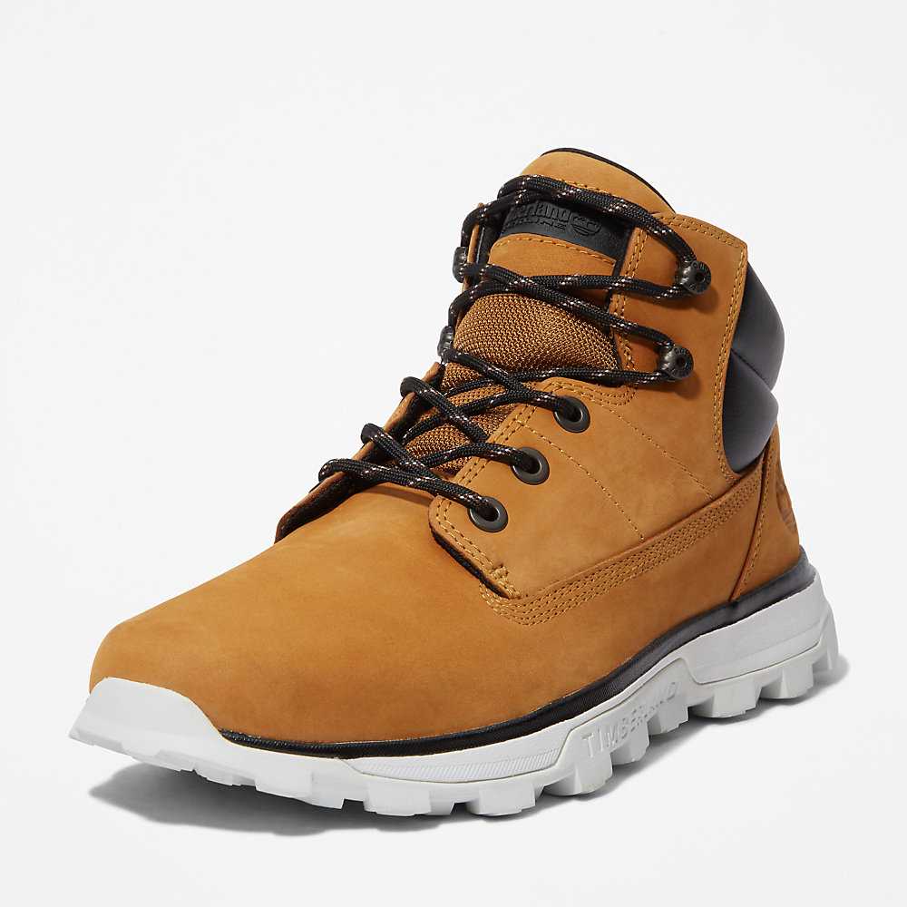 Men's Timberland Treeline Chukka Boots Yellow | UAE-8215609