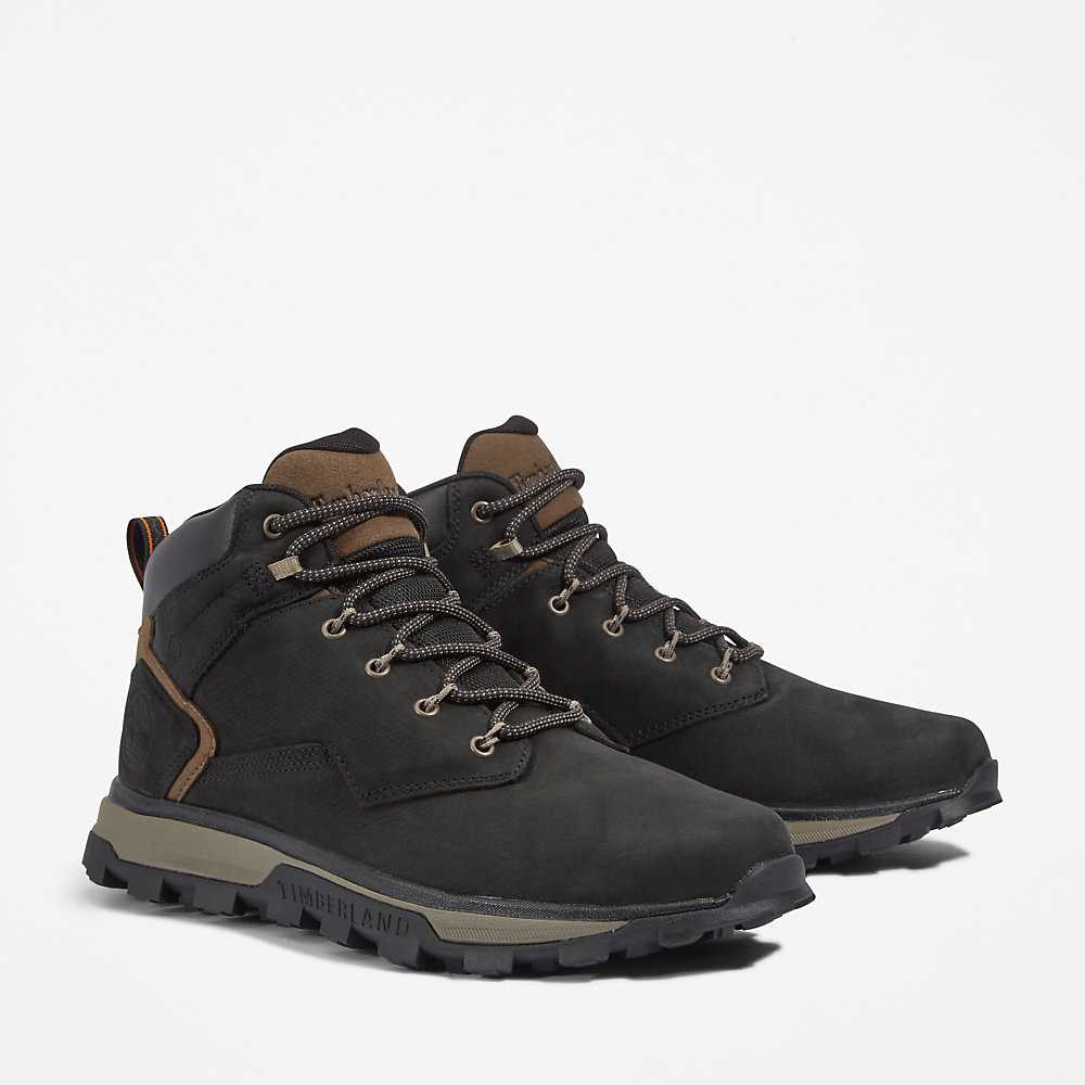 Men's Timberland Treeline Hiking Boots Black | UAE-2619780