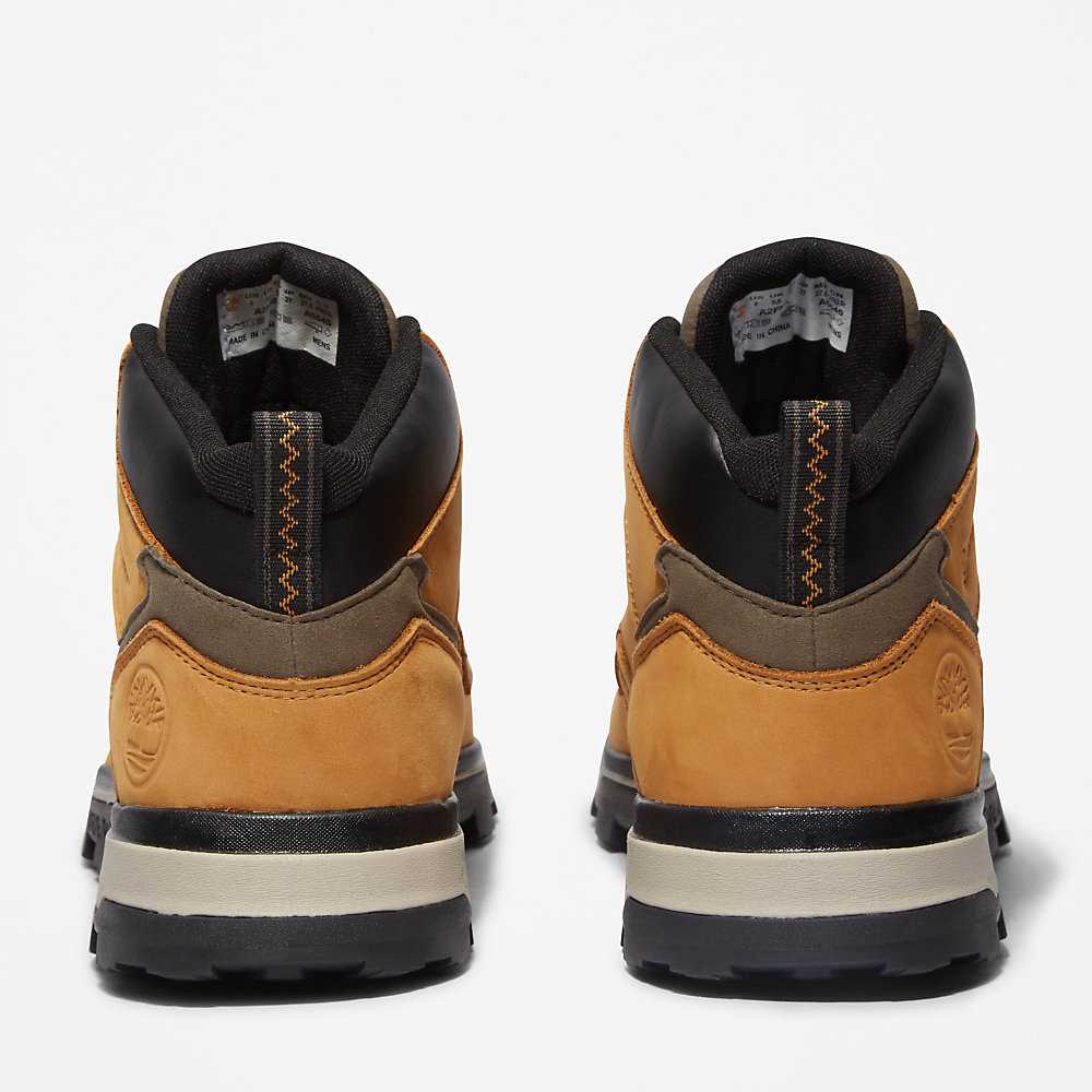 Men's Timberland Treeline Hiking Boots Yellow | UAE-0986172