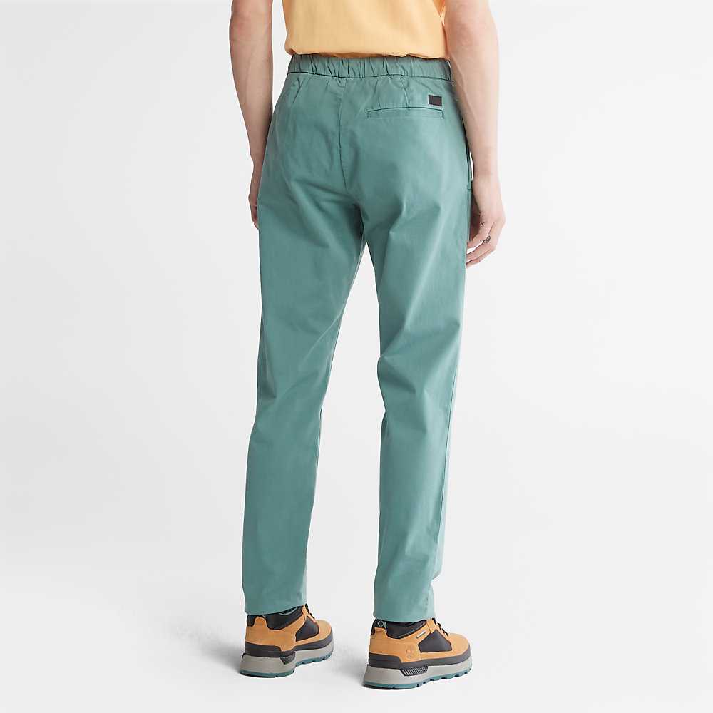 Men's Timberland Ultrastretch Pants Green | UAE-4630517