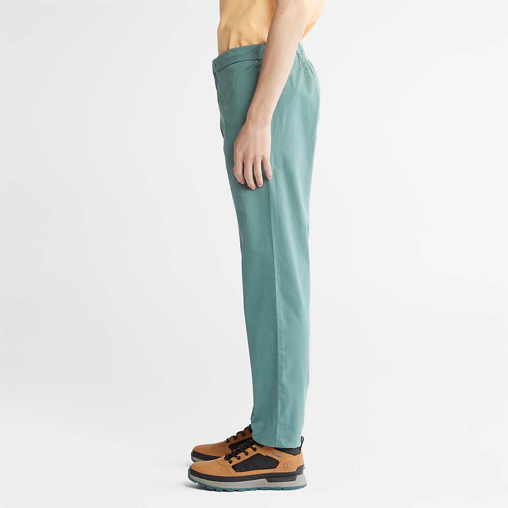 Men's Timberland Ultrastretch Pants Green | UAE-4630517