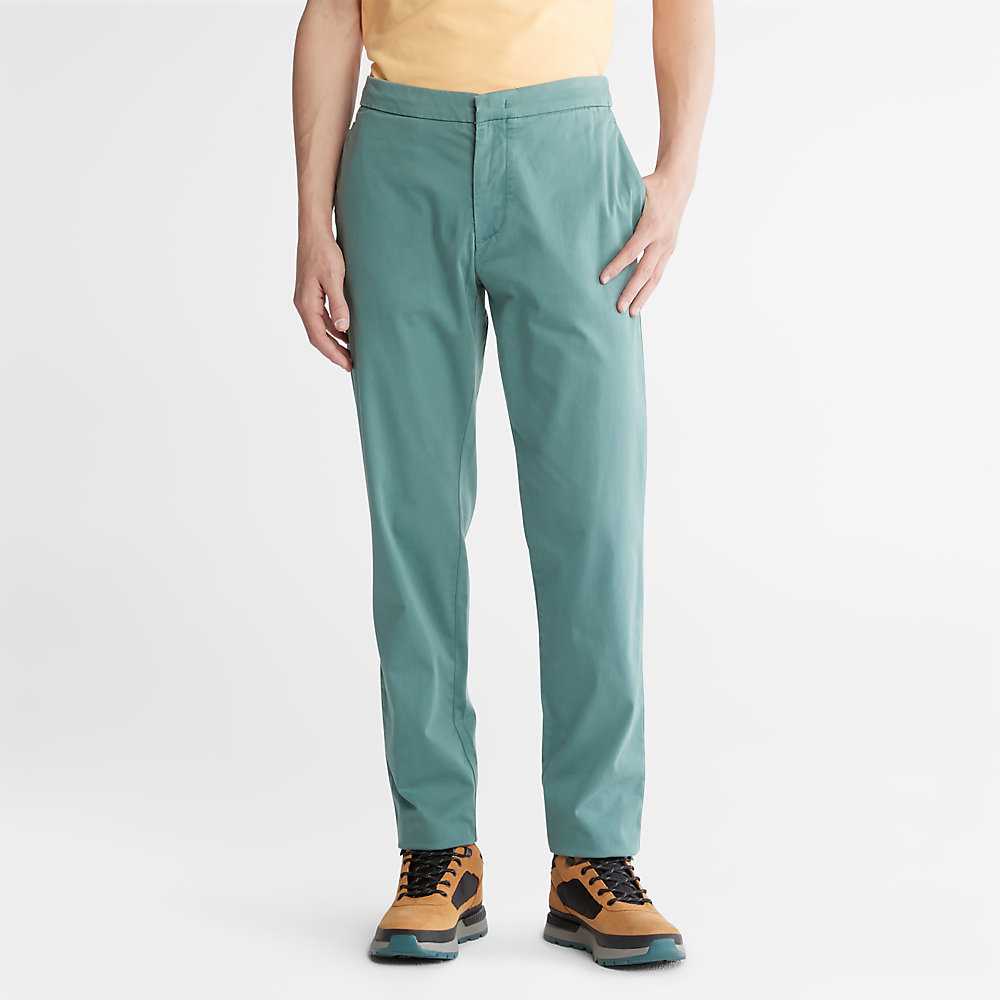 Men\'s Timberland Ultrastretch Pants Green | UAE-4630517