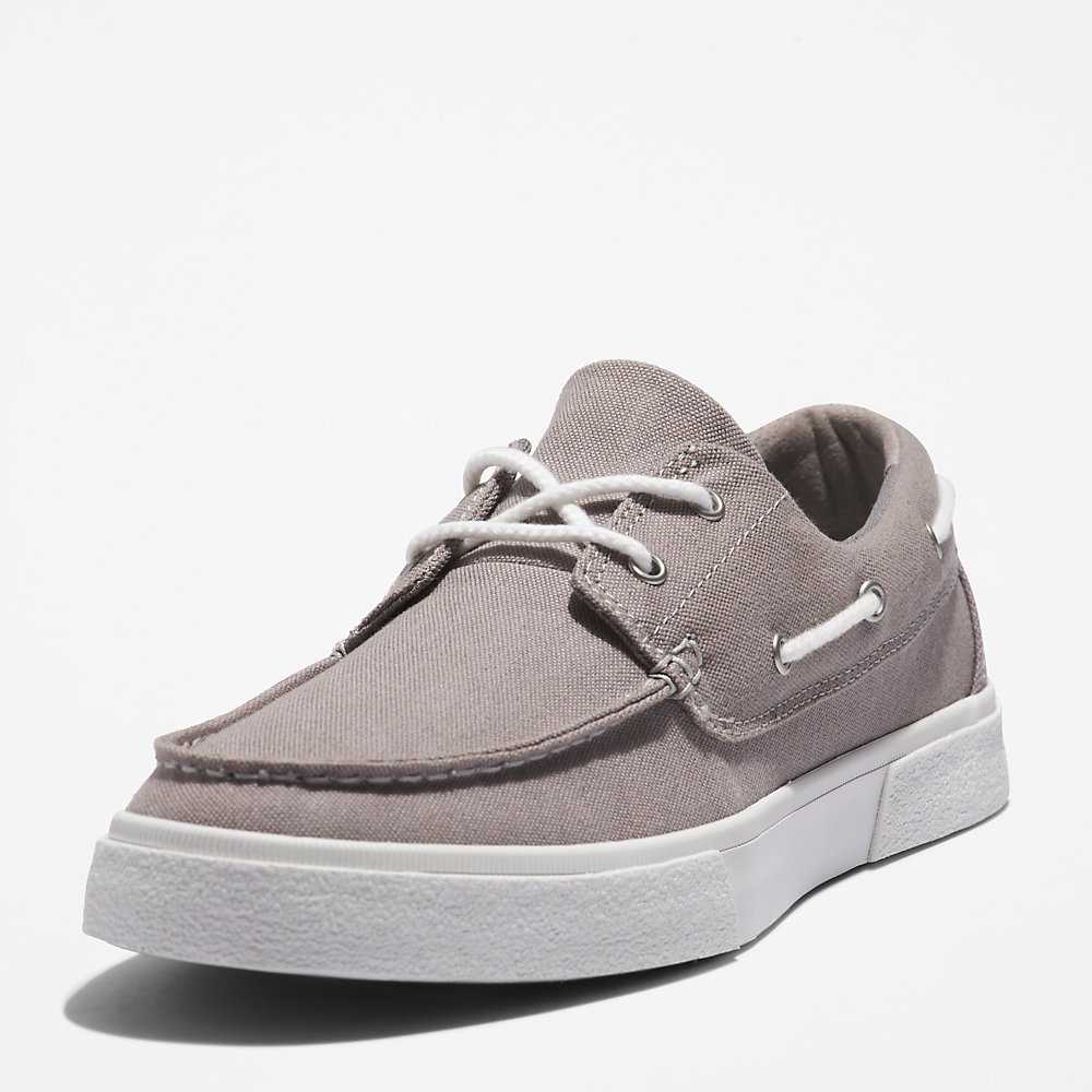 Men's Timberland Union Wharf 2.0 Boat Shoes Grey | UAE-8725496