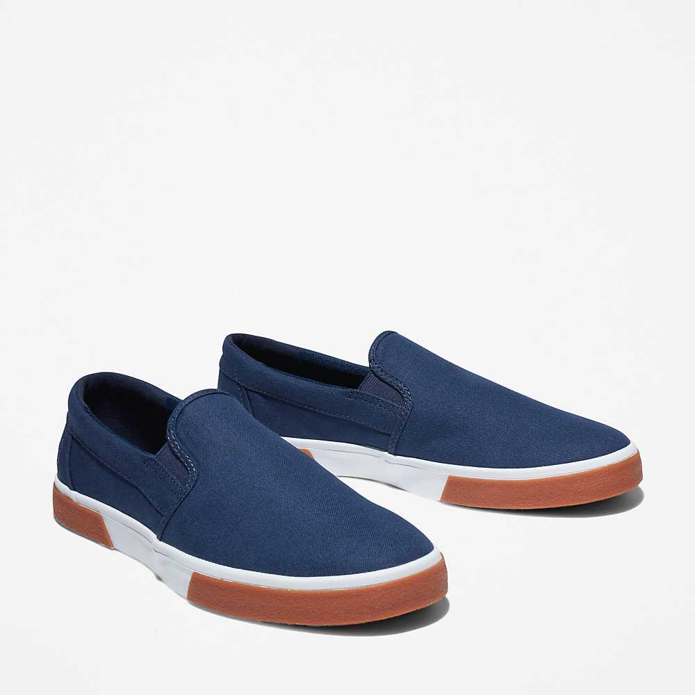 Men's Timberland Union Wharf 2.0 Slip On Shoes Navy | UAE-4291508