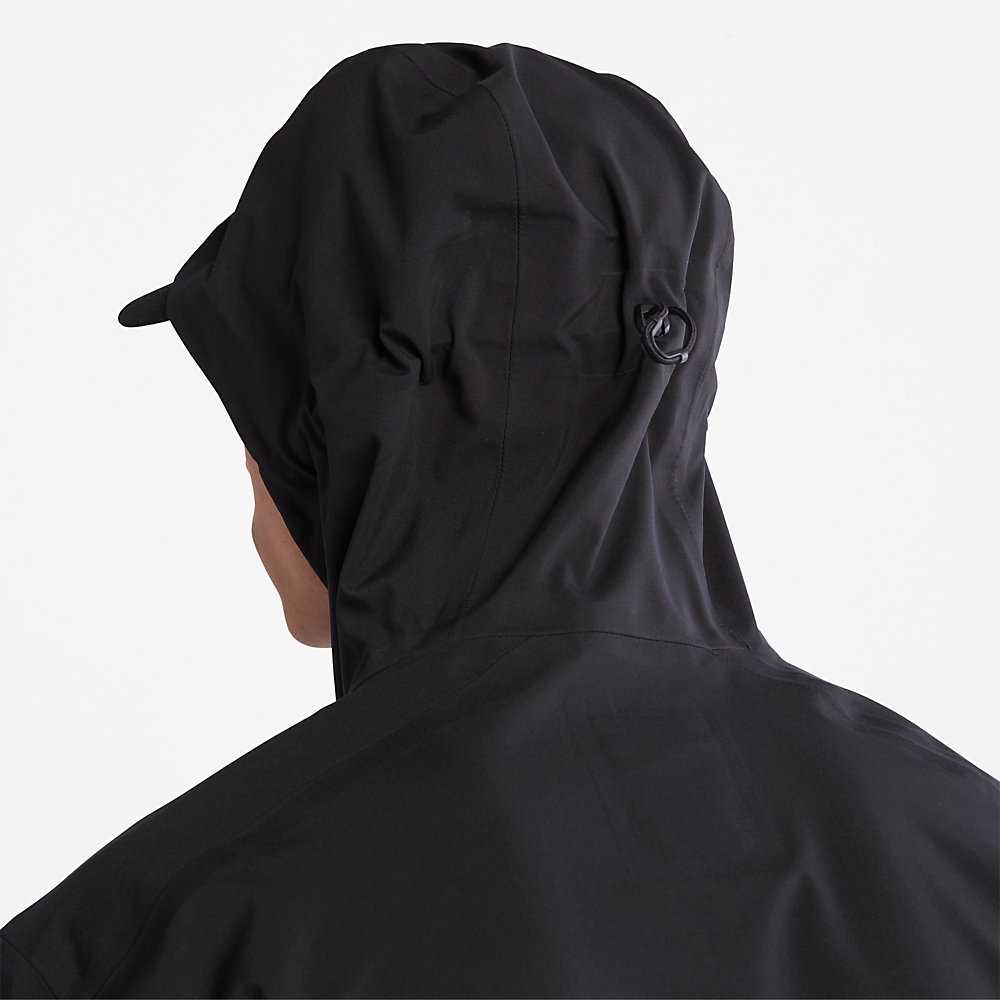 Men's Timberland Water-Repellent Windbreaker Black | UAE-0468752