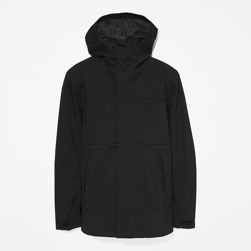 Men's Timberland Water-Repellent Windbreaker Black | UAE-0468752