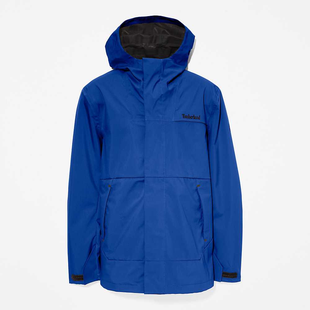 Men's Timberland Water-Repellent Windbreaker Dark Blue | UAE-6580734