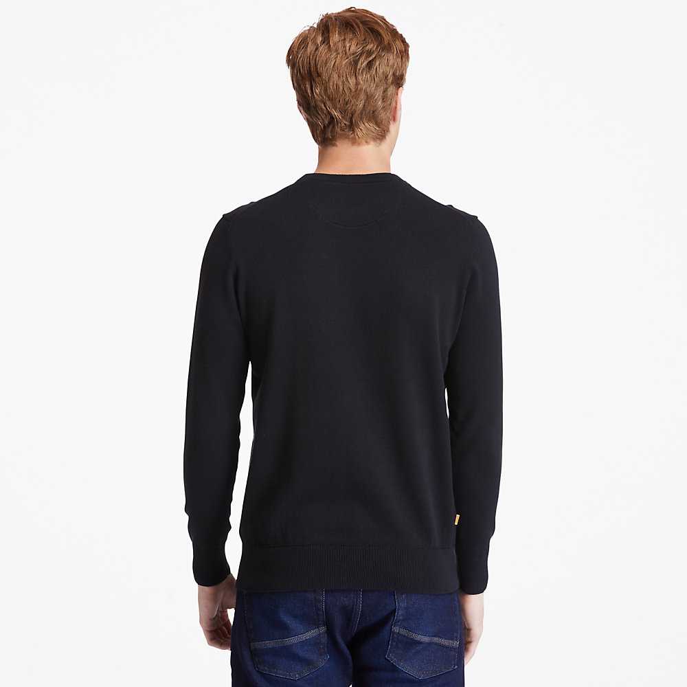 Men's Timberland Williams River Sweaters Black | UAE-1028759