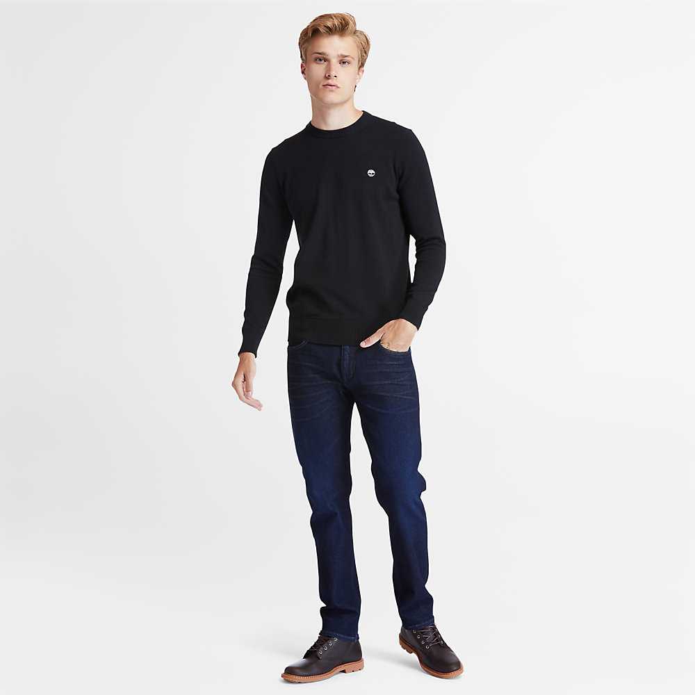 Men's Timberland Williams River Sweaters Black | UAE-1028759