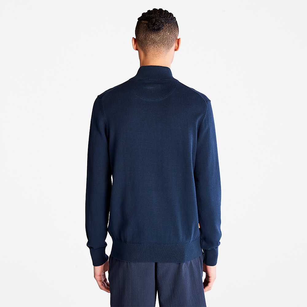 Men's Timberland Williams River Sweaters Navy | UAE-2617480