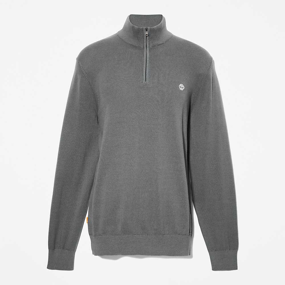 Men's Timberland Williams River Sweaters Dark Grey | UAE-3916428