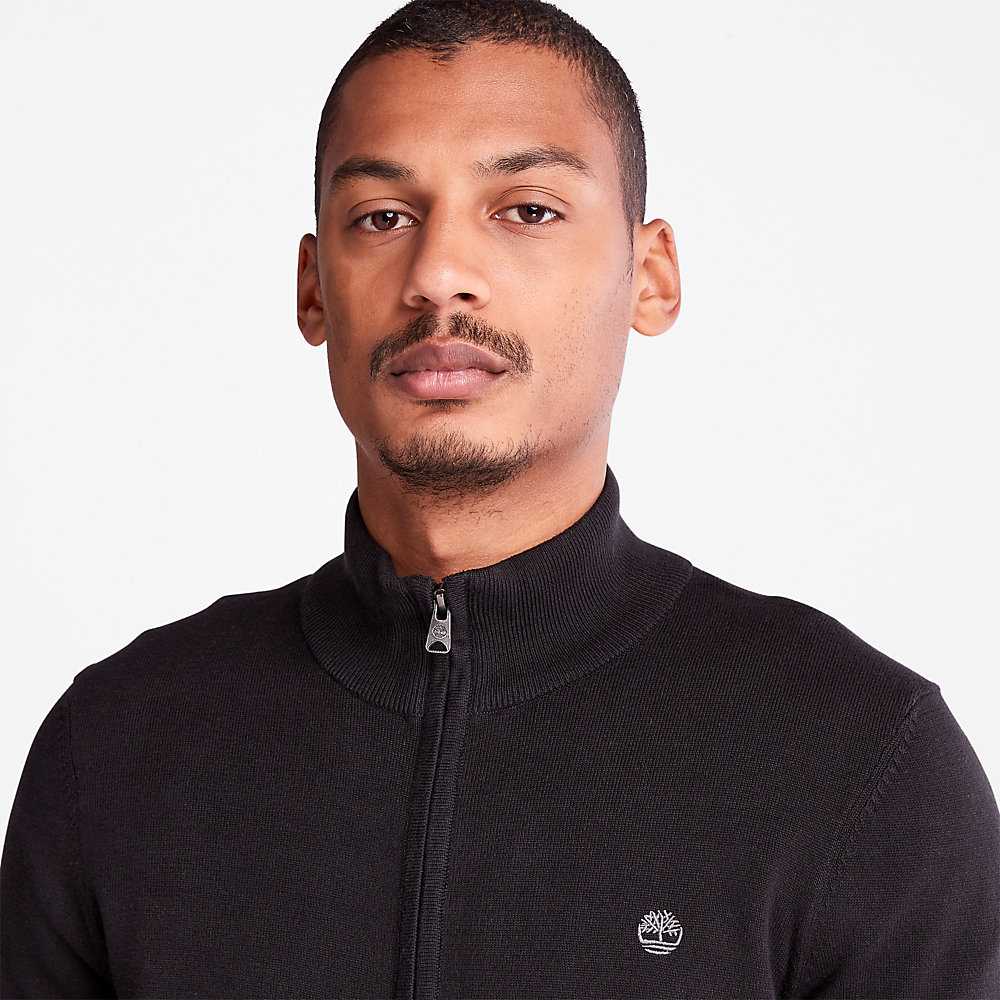 Men's Timberland Williams River Sweaters Black | UAE-3981702