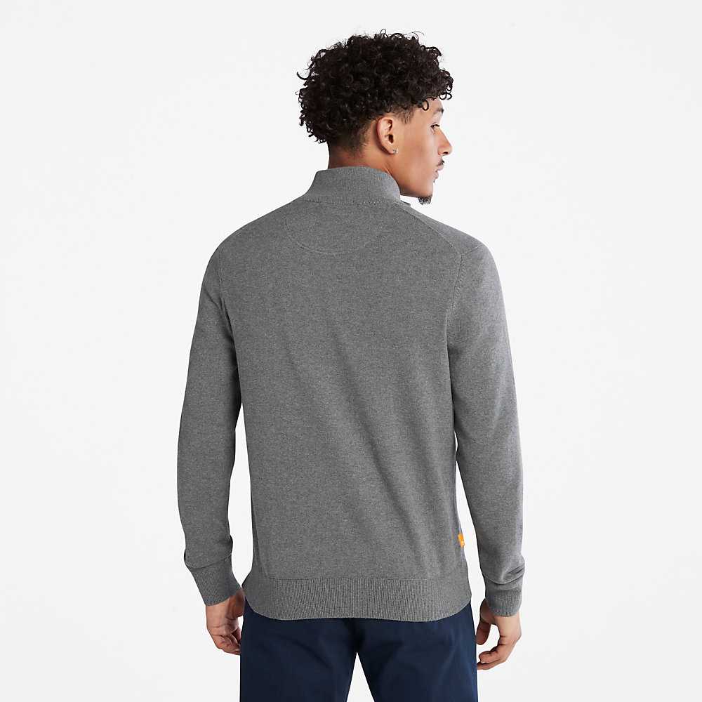 Men's Timberland Williams River Sweaters Dark Grey | UAE-5907341