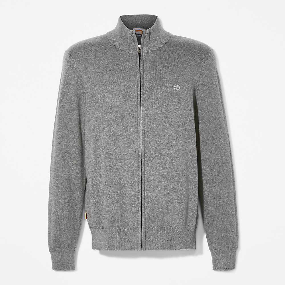 Men's Timberland Williams River Sweaters Dark Grey | UAE-5907341