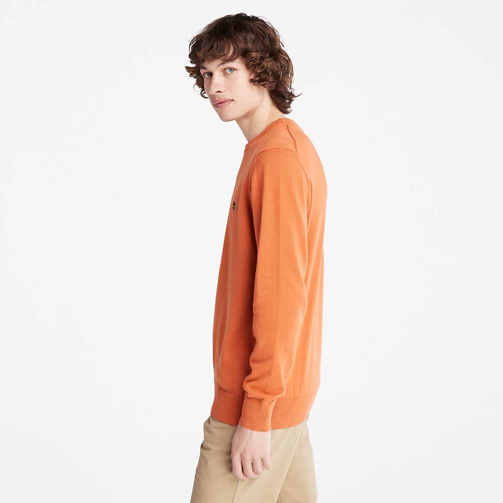 Men's Timberland Williams River Sweatshirt Orange | UAE-2634759