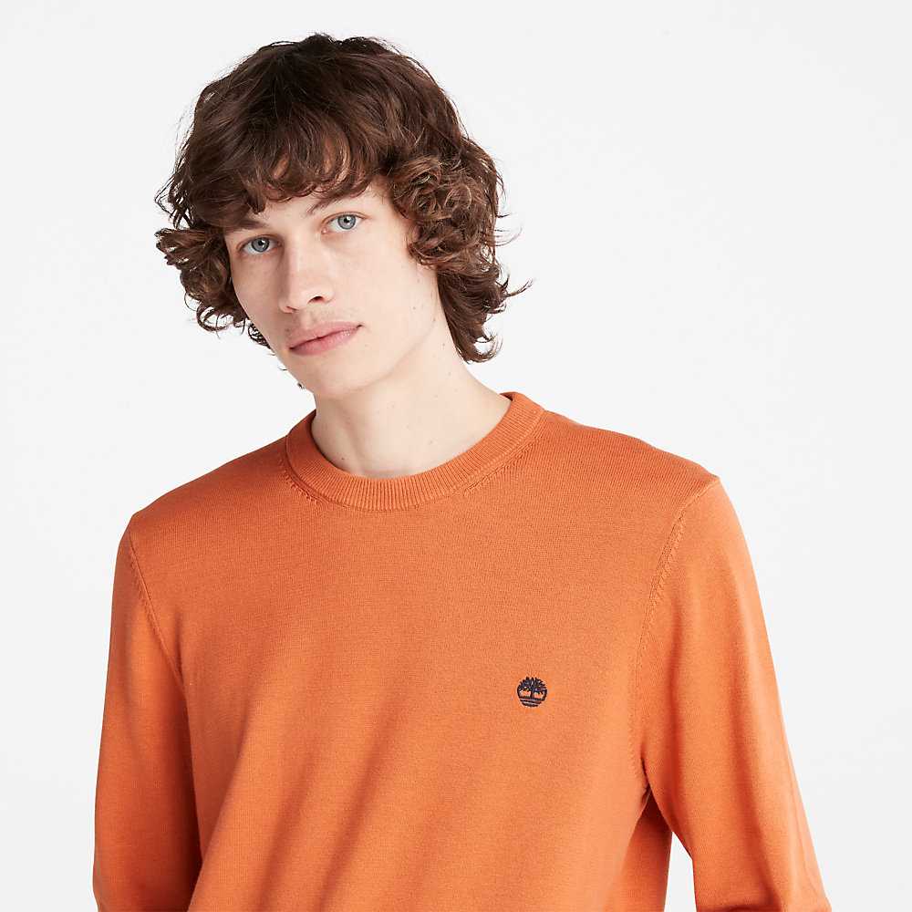 Men's Timberland Williams River Sweatshirt Orange | UAE-2634759