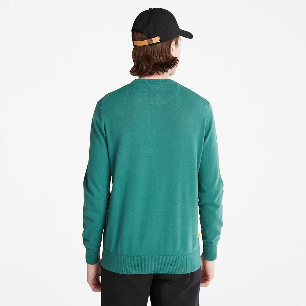 Men's Timberland Williams River Sweatshirt Green | UAE-4038761