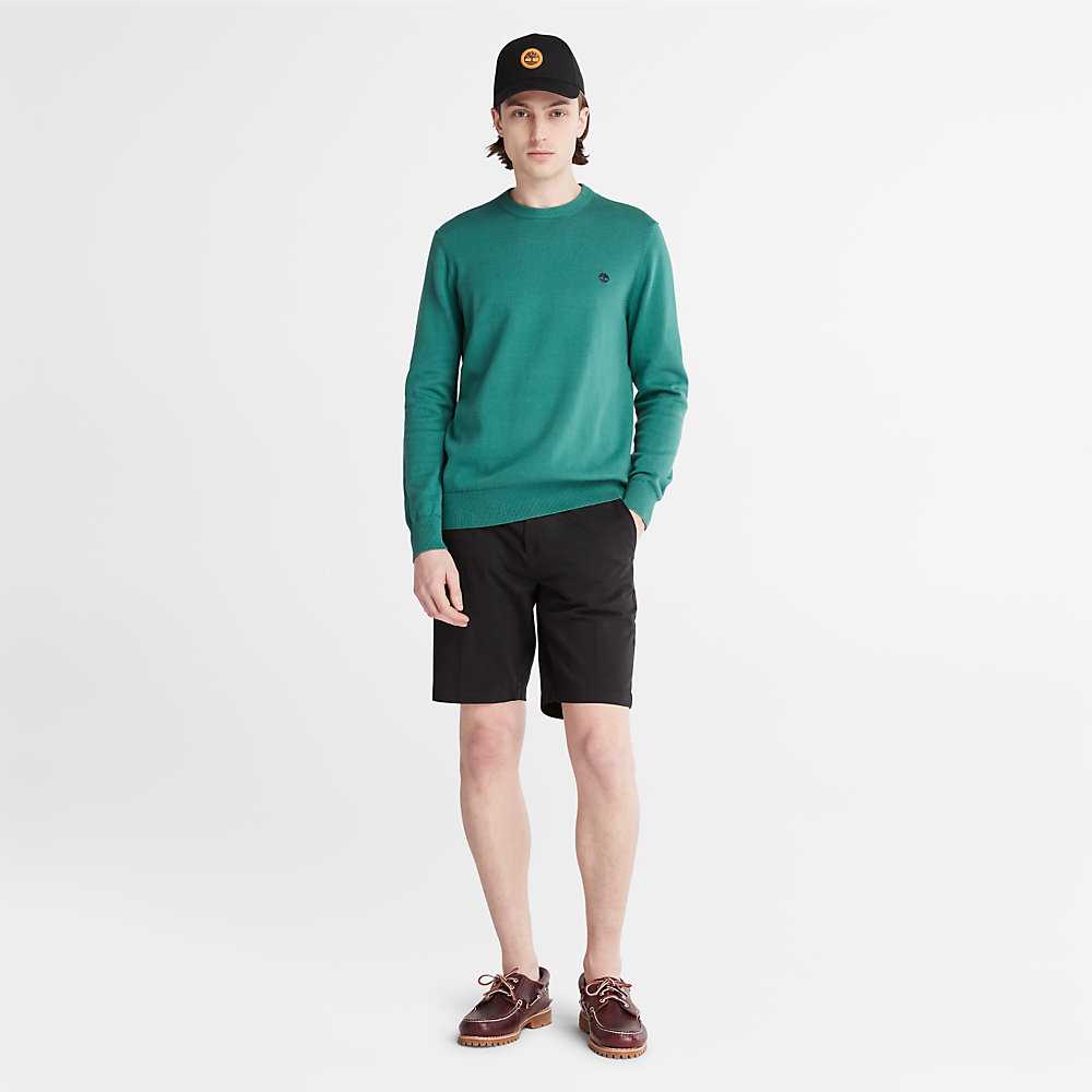 Men's Timberland Williams River Sweatshirt Green | UAE-4038761