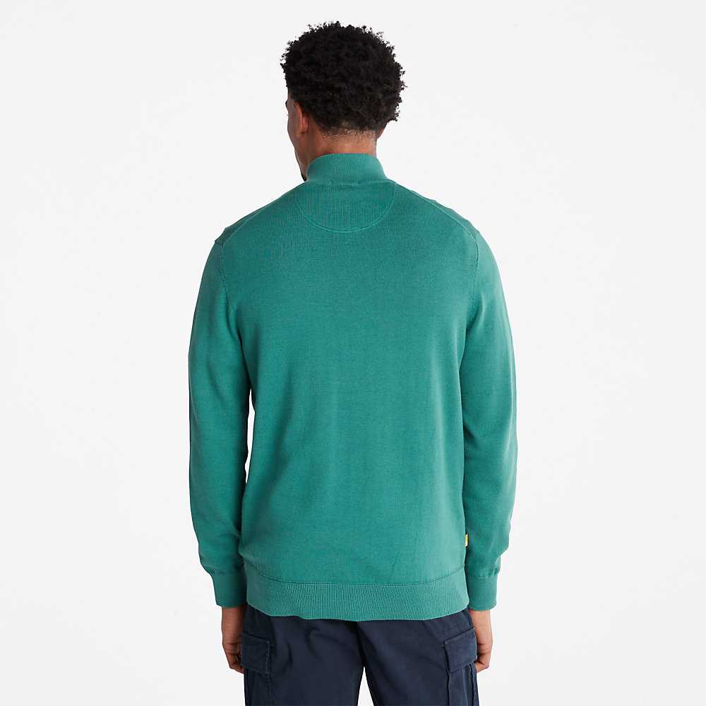 Men's Timberland Williams River Sweatshirt Green | UAE-4297851