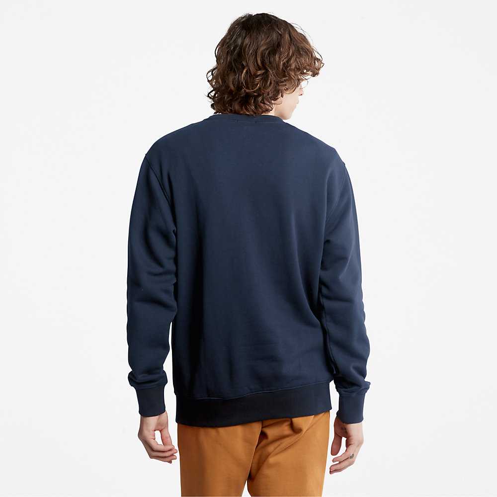 Men's Timberland Wind Water Earth And Sky Sweatshirt Dark Blue | UAE-0715843