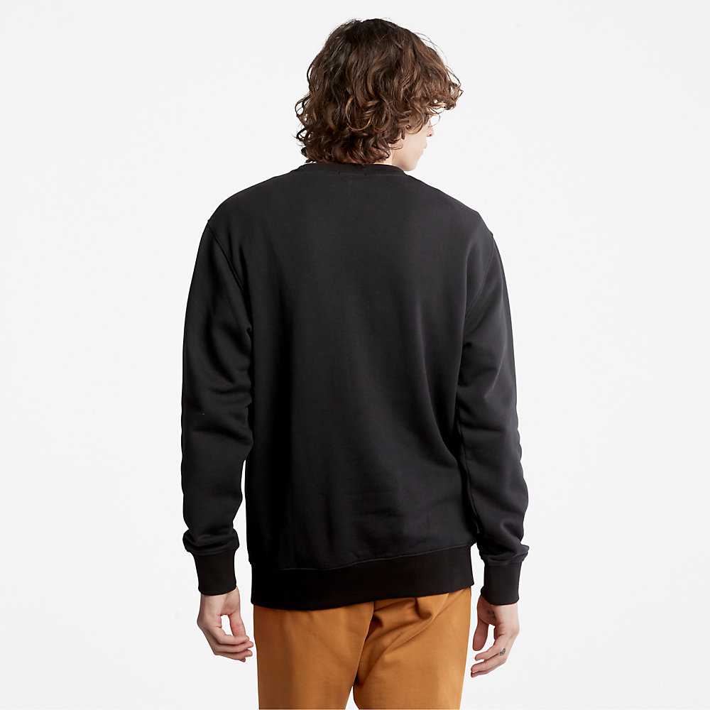 Men's Timberland Wind Water Earth And Sky Sweatshirt Black | UAE-6217908