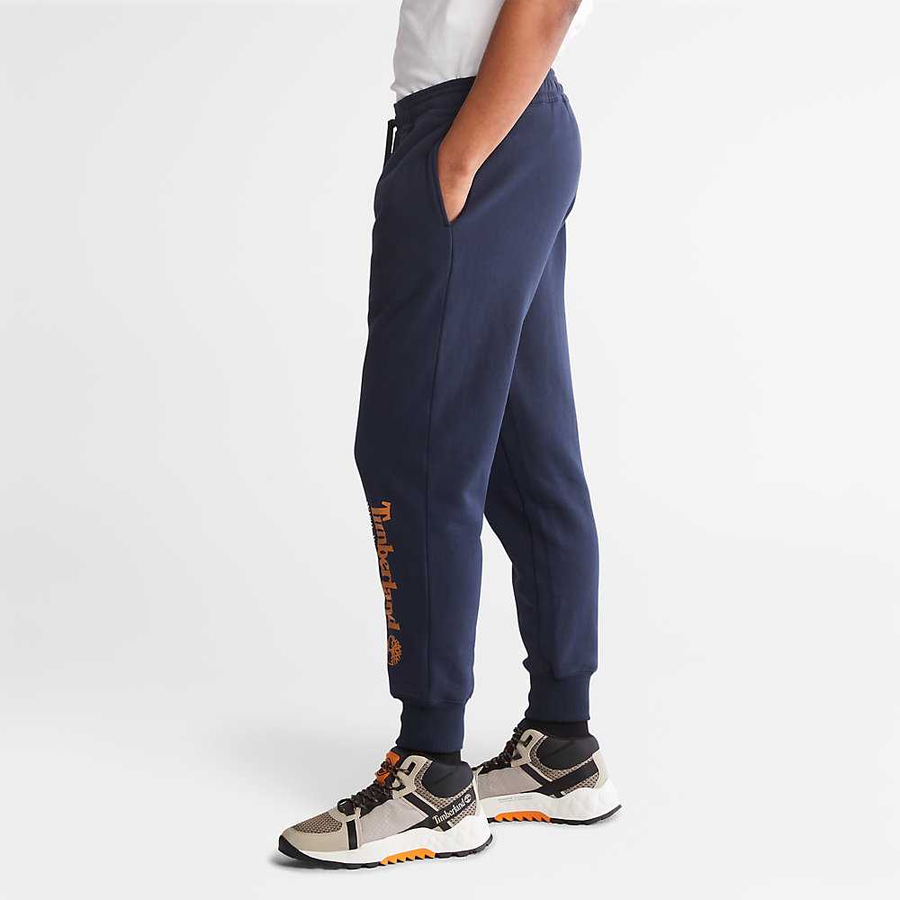 Men's Timberland Wind Water Earth And Sky Sweatpants Navy | UAE-9128603