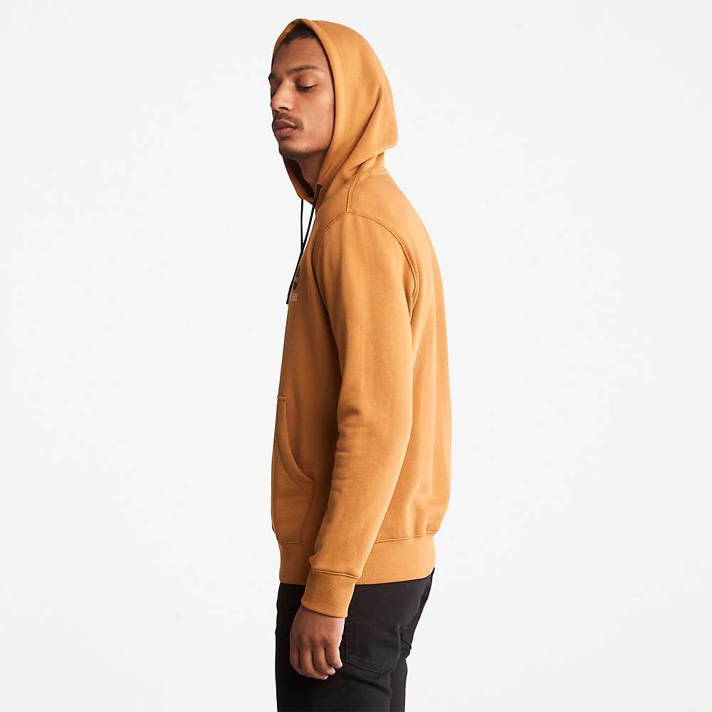 Men's Timberland Wind Water Earth And Sky Hoodie Brown | UAE-9635041