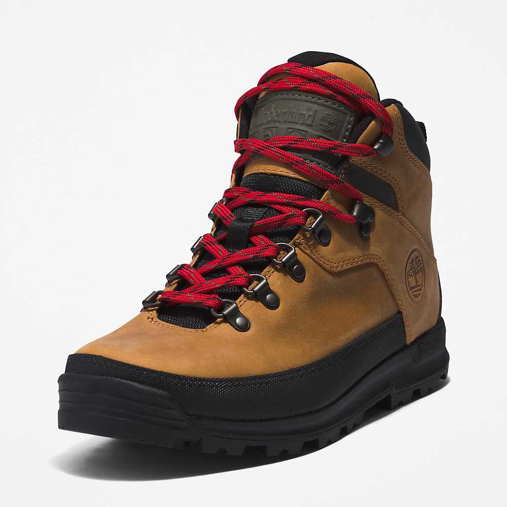 Men's Timberland World Hiker Hiking Boots Light Brown | UAE-2139478