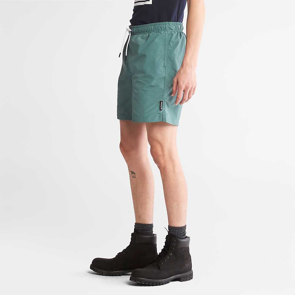 Women's Timberland All Gender Shorts Green | UAE-9423610