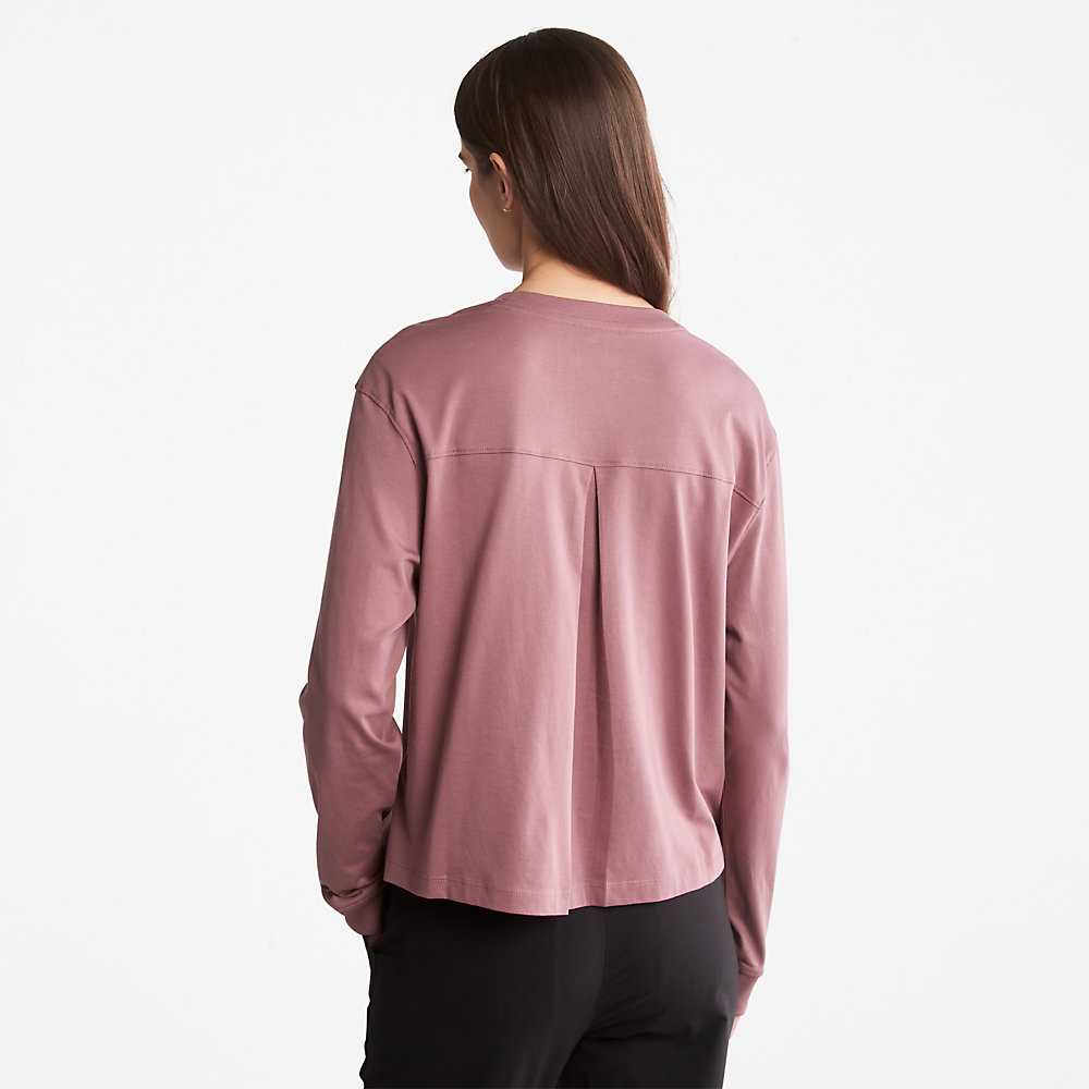 Women's Timberland Anti-Odour Supima® T Shirts Pink | UAE-8641253