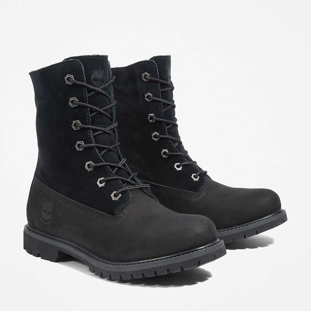 Women's Timberland Authentic Winter Boots Black | UAE-0357429