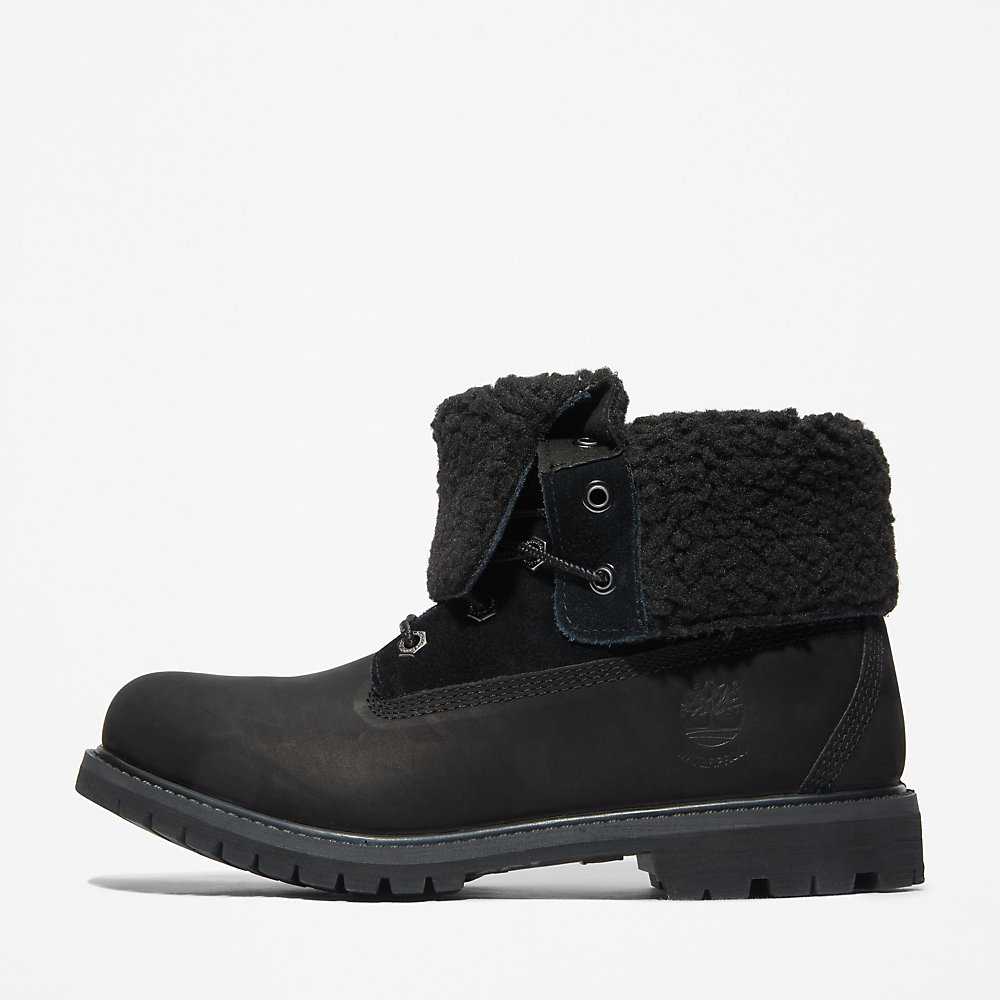 Women's Timberland Authentic Winter Boots Black | UAE-0357429