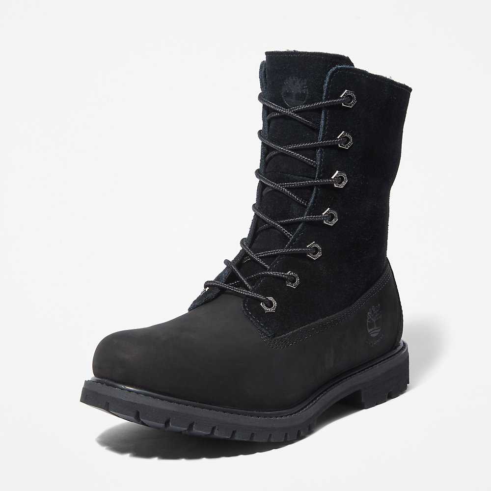 Women's Timberland Authentic Winter Boots Black | UAE-0357429