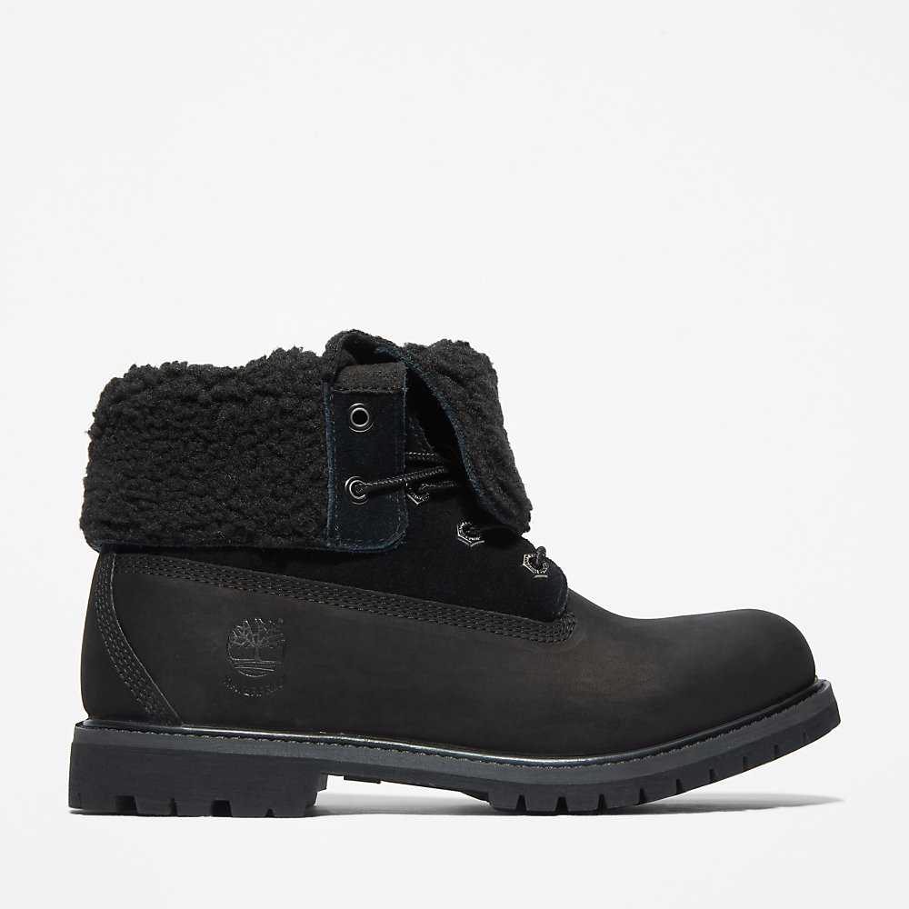 Women\'s Timberland Authentic Winter Boots Black | UAE-0357429