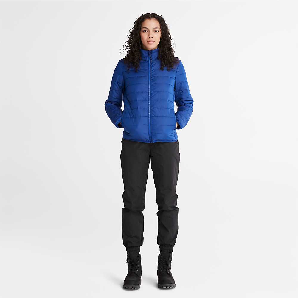 Women's Timberland Axis Peak Jackets Dark Blue | UAE-5071264