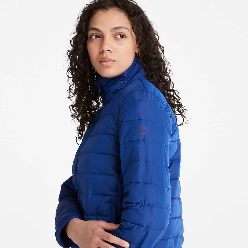 Women's Timberland Axis Peak Jackets Dark Blue | UAE-5071264