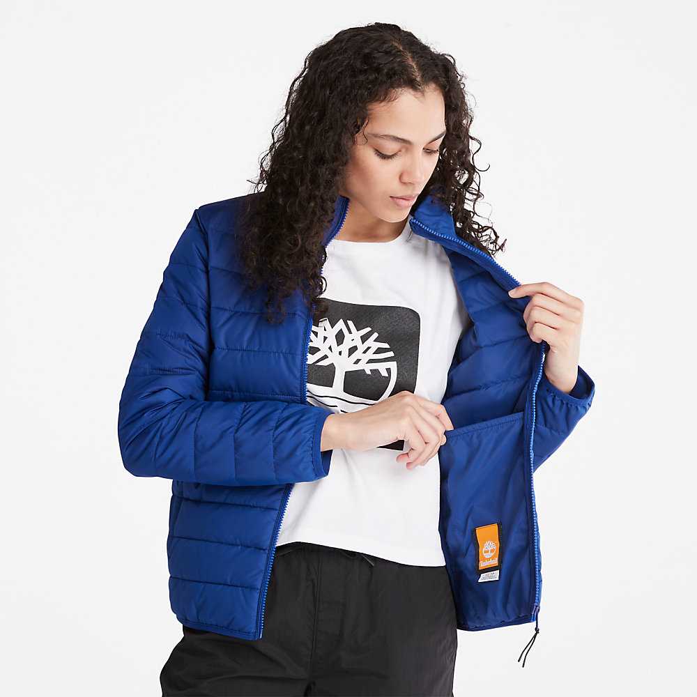 Women's Timberland Axis Peak Jackets Dark Blue | UAE-5071264