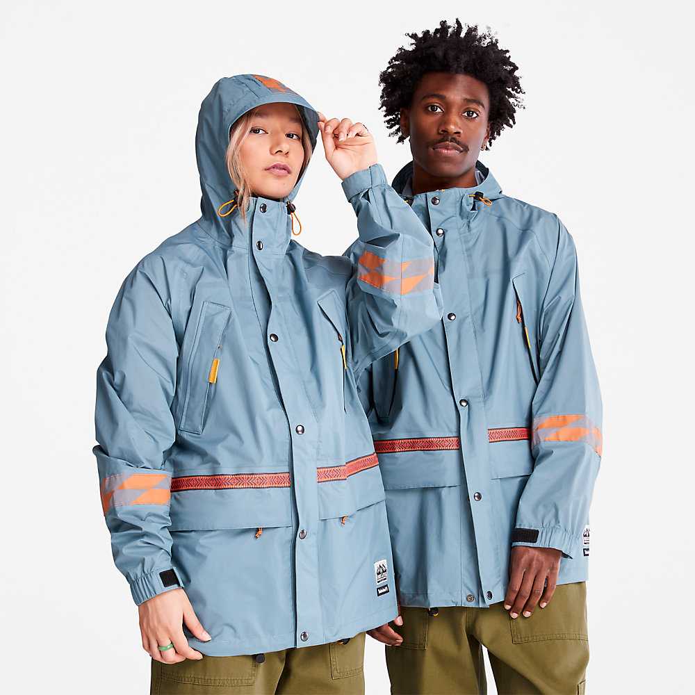 Women's Timberland Bee Line x Timberland® Parka Jackets Blue | UAE-8726359