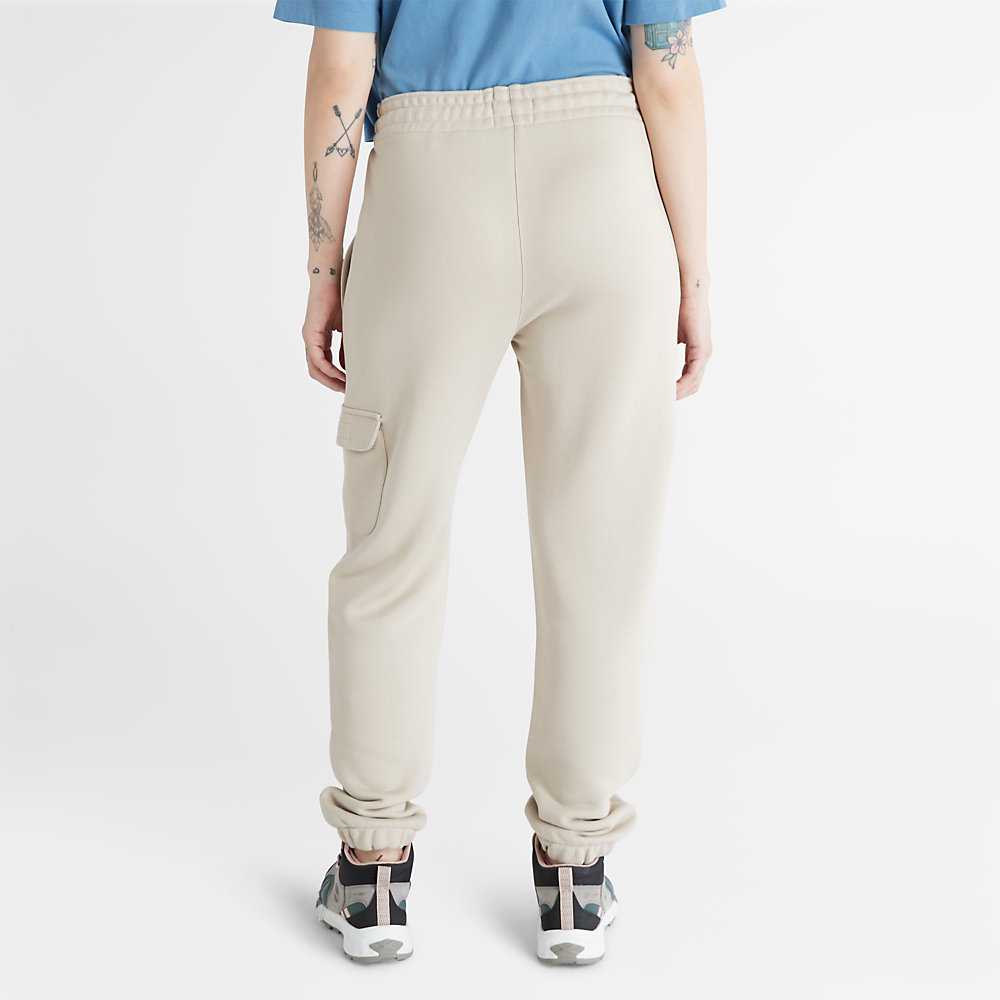 Women's Timberland Cargo Track Pants Light Grey | UAE-5823794