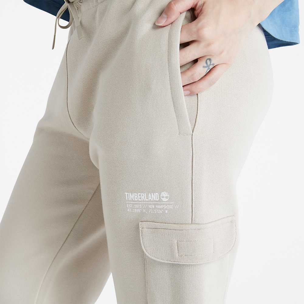 Women's Timberland Cargo Track Pants Light Grey | UAE-5823794