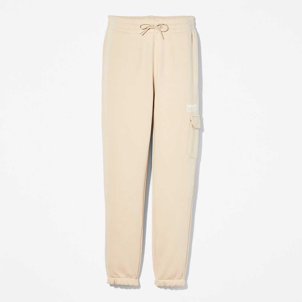 Women's Timberland Cargo Track Pants Light Grey | UAE-5823794