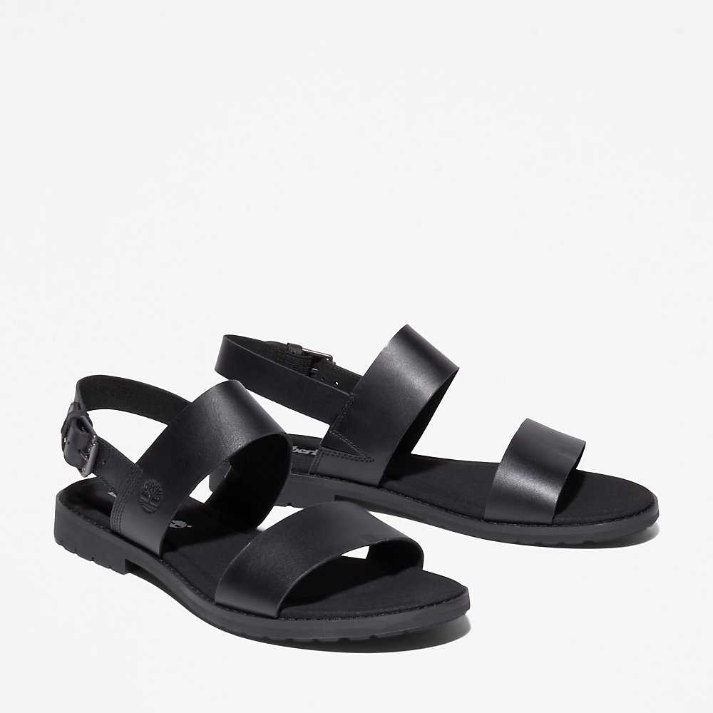 Women's Timberland Chicago Sandals Black | UAE-8703592